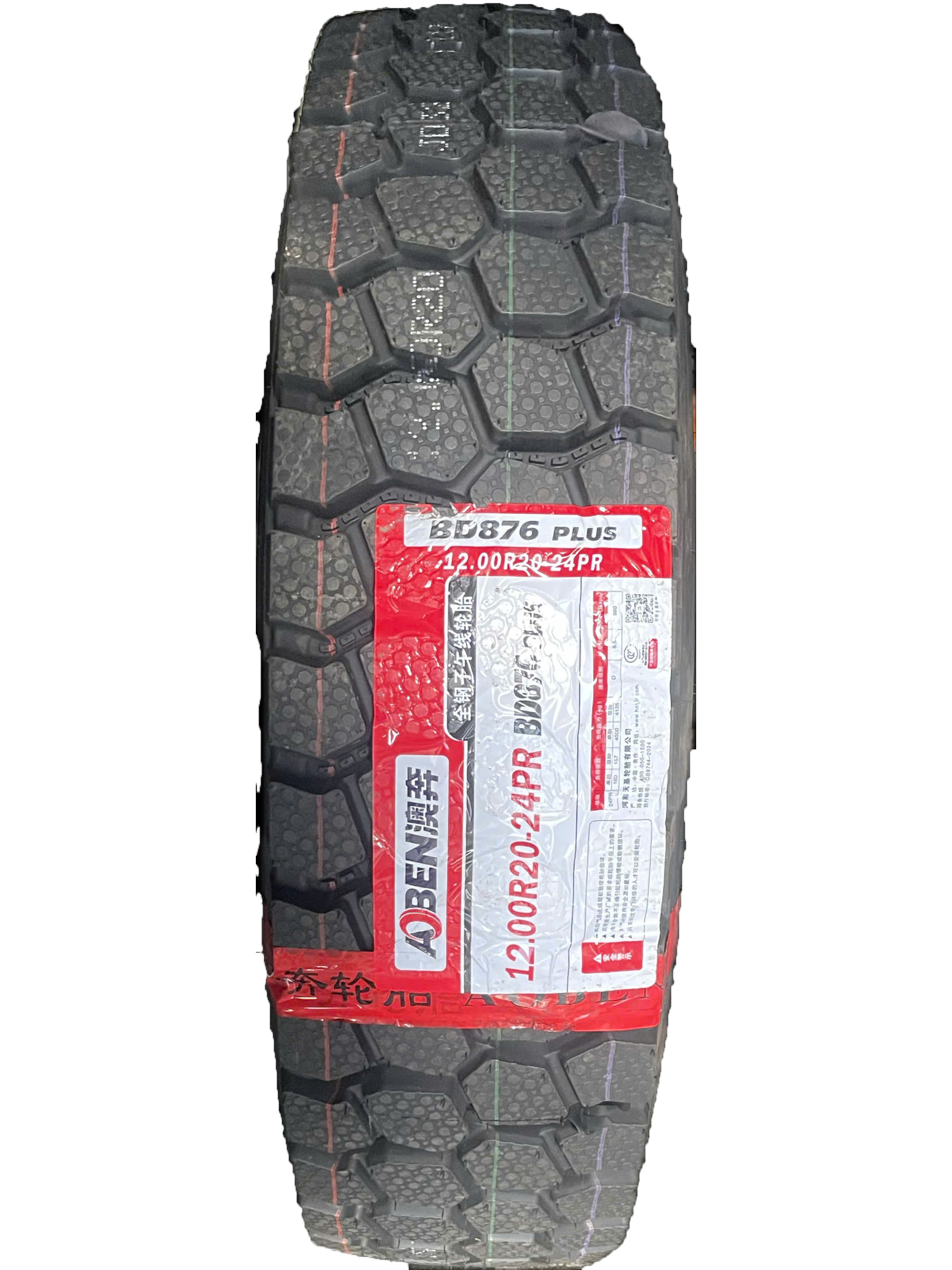 12.00R20 24PR BD876 Plus Lốp xe Aoben 12.00R20 24PR BD876 Plus - Ảnh 1